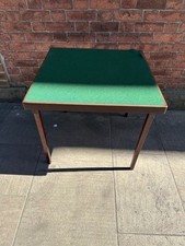 Card Games Table Folding Mahogany Bee bro Vintage W 75.5 H 65.5 Cm