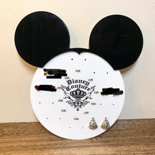 Disney Couture Belle White Gold Stud Earrings Beauty & The Beast New Unboxed