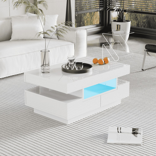 Coffee table with storage - coffee,
