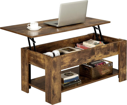 Lift coffee table wooden - up, table,