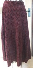 Laura Ashley Burgundy Skirt Size 12 (New)