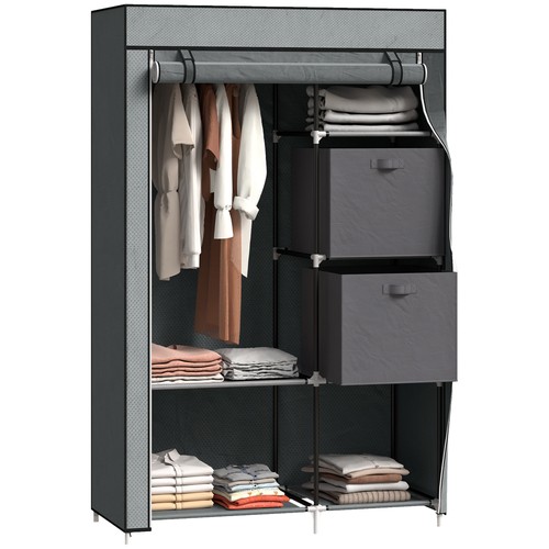 Portable fabric wardrobe - portable,