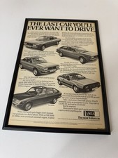 Framed Original 1978 Lancia Beta Spyder Coupe Monte Carlo HPE Magazine Advert a