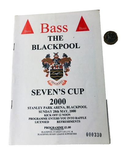 Rugby programme blackpool - rugby,