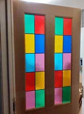 stained glass internal door