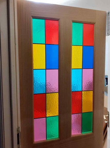 Stained glass internal door - stained,
