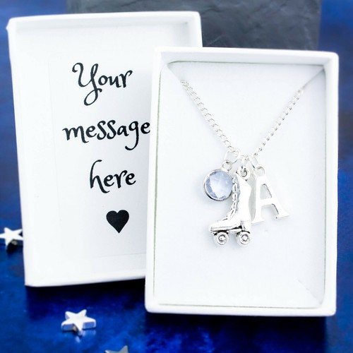 Roller skate necklace - skate,