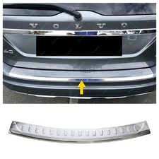 For VOLVO XC60 2014 to 2017 Chrome Rear Bumper Protector GLOSSY S.STEEL