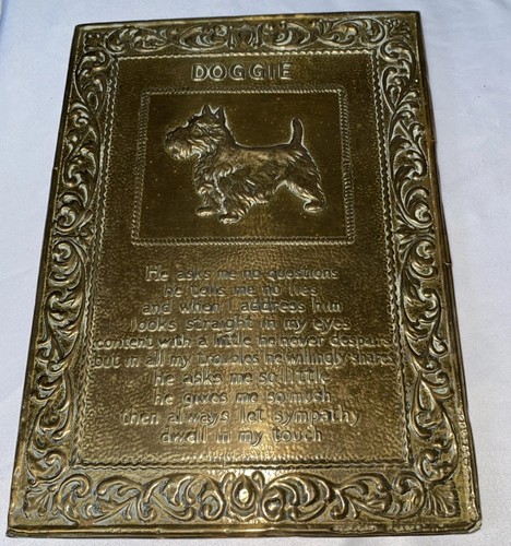 Vintage scotty dog brass - vintage,