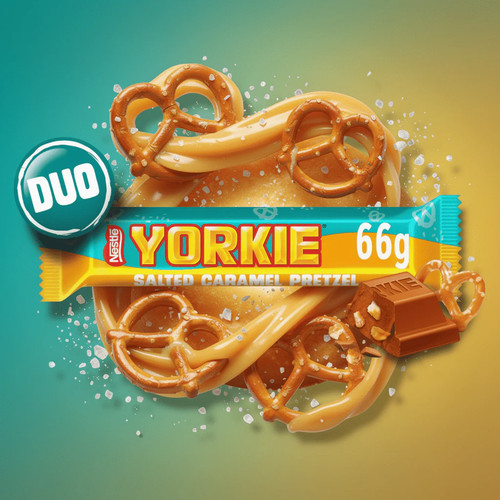 Yorkie salted caramel pretzel - yorkie,