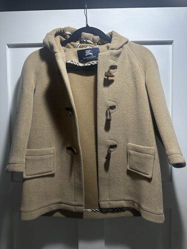 Kids burberry beige wool - beige,