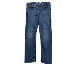 Levis Signature Jeans W30 L29 Mens Mid Blue Slim Straight Fit Stretch (E)