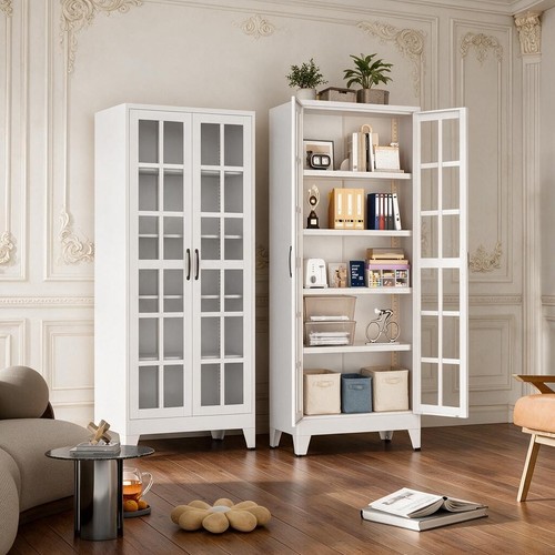 White metal display - 71",