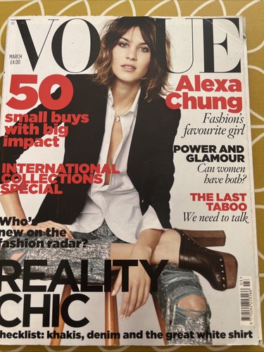 Vogue magazine march - vogue,