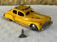 Vintage Triang Minic Clockwork NEW YORK YELLOW TAXI No. 2 VGC + Original Key