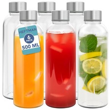 HEFTMAN Glass Bottles with