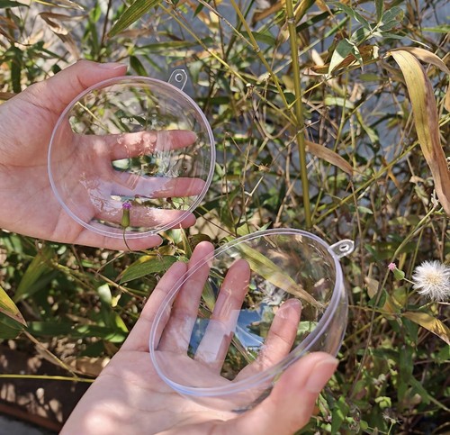 10cm clear plastic - x,