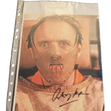 Anthony Hopkins Signed Silence of the Lambs Photo with COA