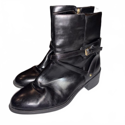 Chaps black faux - chaps, leather