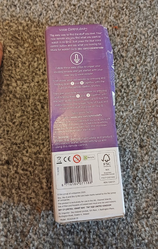 Sky voice wireless remote - sky,