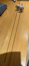 A PAIR OF VINTAGE FENCING SABRES - 88cm Blade Length - Total Length 107cm