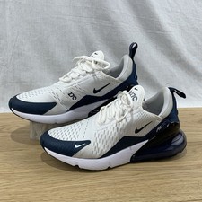  Nike Air Max 270 'White Armory Navy' Shoes Women’s Size 8.5