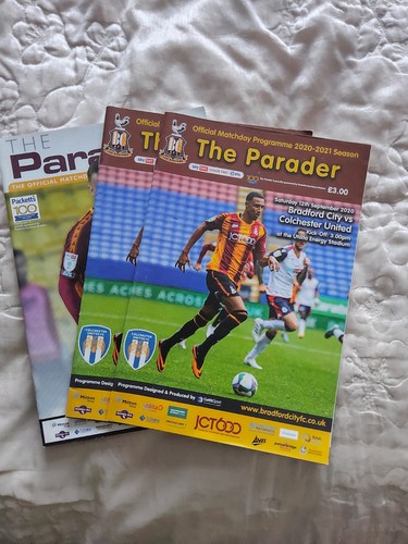 Bradford city home programmes - city,