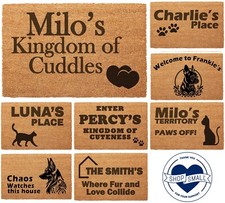 Personalised Door Mat For Pet