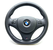 BMW 1 3 SERIES E90 E92 E81 E83 M SPORT FLAT BOTTOM STEERING WHEEL CUSTOM MADE