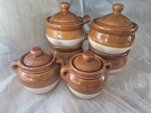 Vintage french brown cream - french,