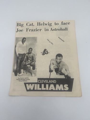 Joe frazier cleveland - vs,