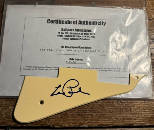 Les paul signed - paul,