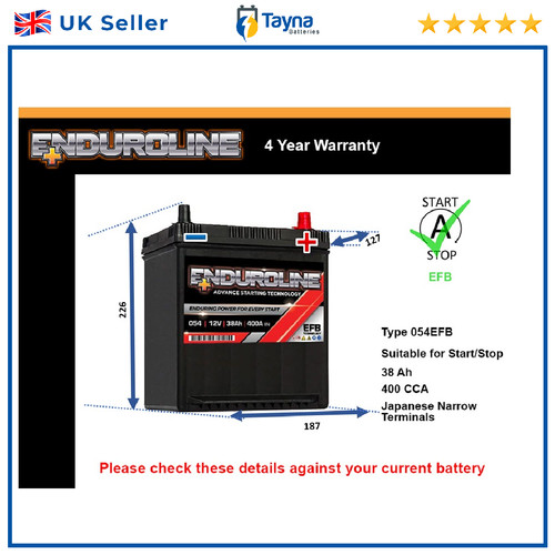 Efb car battery 054efb - battery,