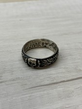 WW2. German silver ring. World