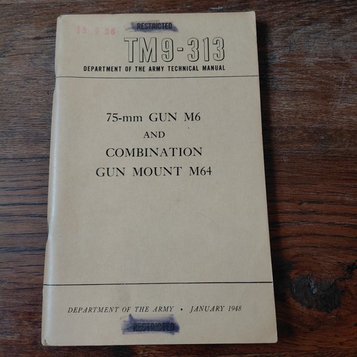 Vintage 1948 313 75mm m6 - vintage, tm