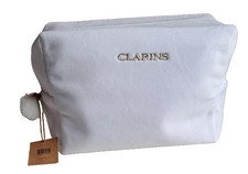 Clarins Make Up Bag White