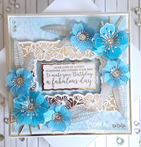 Handmade luxury blue white - handmade,