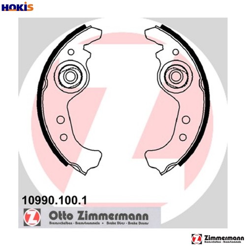 Brake shoe set 10990 - brake,
