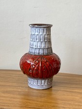 MCM  vintage West German Bay Keramik retro vase. Backstamped 990-17. VGC 
