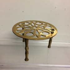 Vintage Brass Trivet/ Pot
