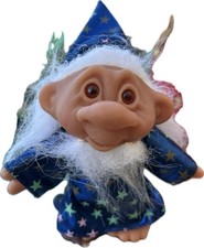 Dam Troll Wizard White 80s Retro Vintage Toy 1986
