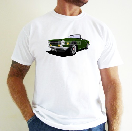 Tr6 car art shirt - art, t-shirt