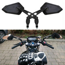 Black Motorcycle Rearview Side