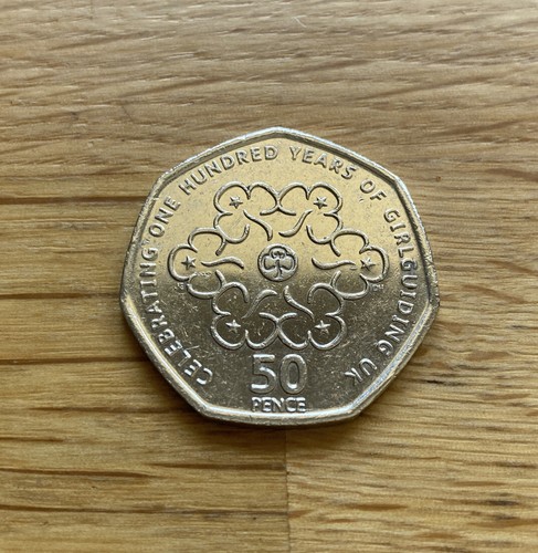 Girl guide 50p coin - guide,