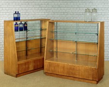 Vintage Shop Display Cabinet by Matthews & Son Liverpool c.1950
