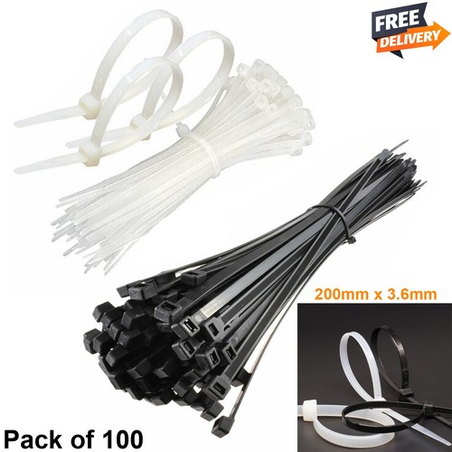 100x cable ties - cable, nylon