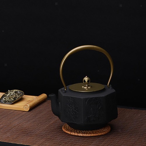 Cast iron teapot tea - teapot,