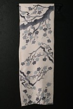 Japanese Fabric Silk Textile Vintage Kimono Antique Patch SHIBORI 41.3"/KIR09/70