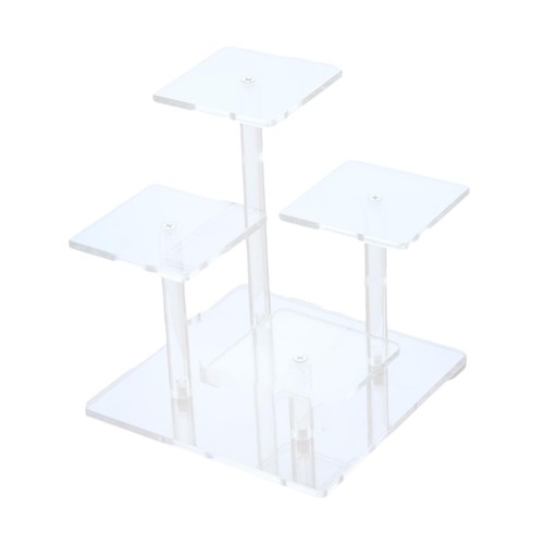 Square acrylic cupcake display - acrylic,