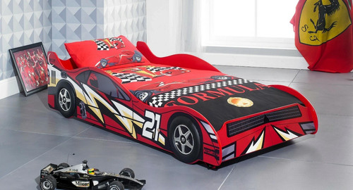 Boys car racer bed - boys,
